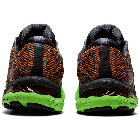 Chaussures Running ASICS Homme GEL-NIMBUS 23 LITE SHOW Orange / Vert AH 2021