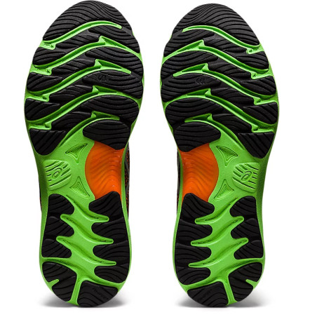 Chaussures Running ASICS Homme GEL-NIMBUS 23 LITE SHOW Orange / Vert AH 2021