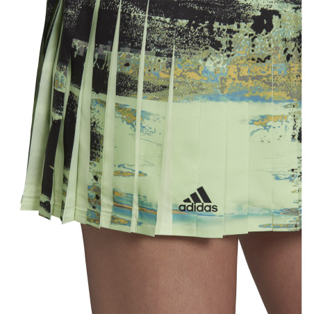 Jupe ADIDAS Femme avec shorty New York Vert / Noir / Blanc / Orange AH 2019