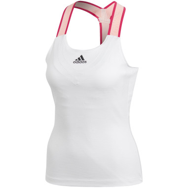 Débardeur ADIDAS Femme Y TANK New York Blanc  / Rose AH 2020