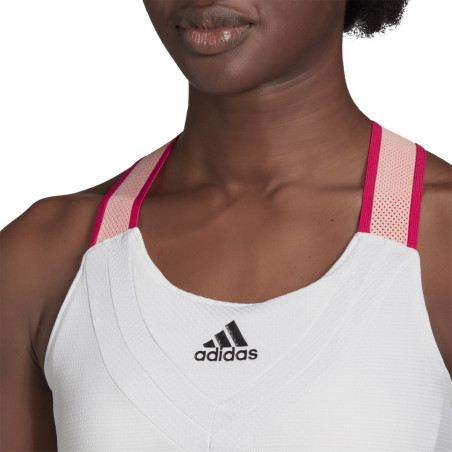 Débardeur ADIDAS Femme Y TANK New York Blanc / Rose AH 2020