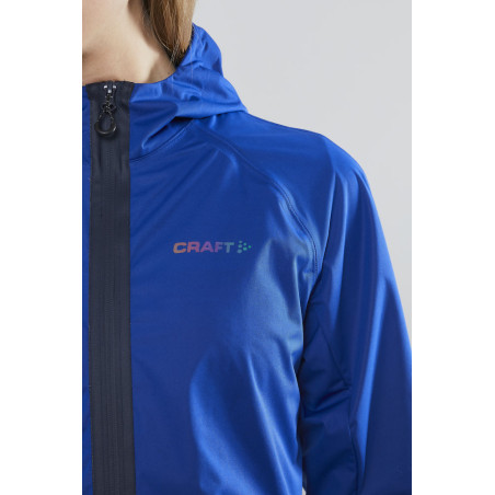 Veste à capuche Running CRAFT Femme Zippée Hydro Jacket Bleu AH 2019