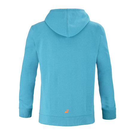Veste à capuche BABOLAT Garçon EXERCICE Hood Sweat Junior Turquoise 2021