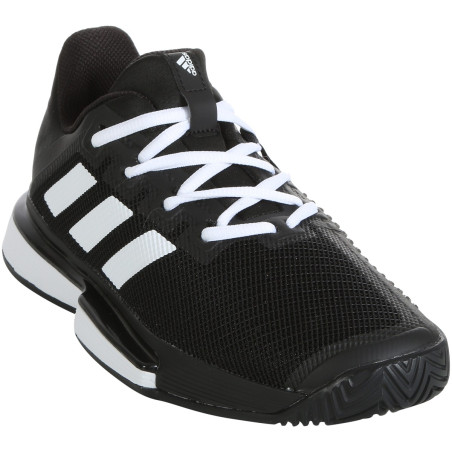Chaussures ADIDAS Femme SoleMatch Bounce Terre Battue Noir / Blanc PE 2020