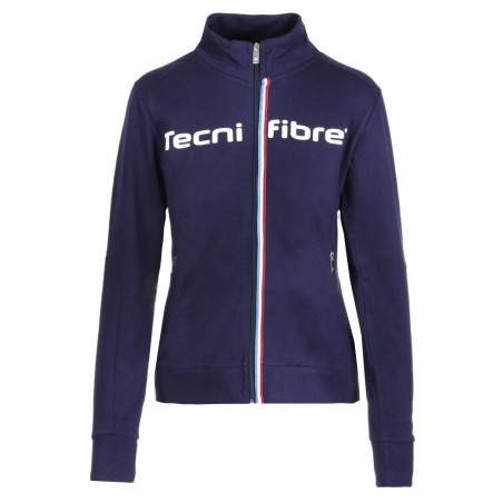 Veste TECNIFIBRE Femme Lady Hoodie Bleu Navy AH 2018