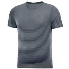 T-Shirt Running SALOMON Homme Sense Tee Gris PE 2020