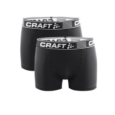 Sous Vêtements CRAFT Homme Boxer Greatness Pack x2 Noir