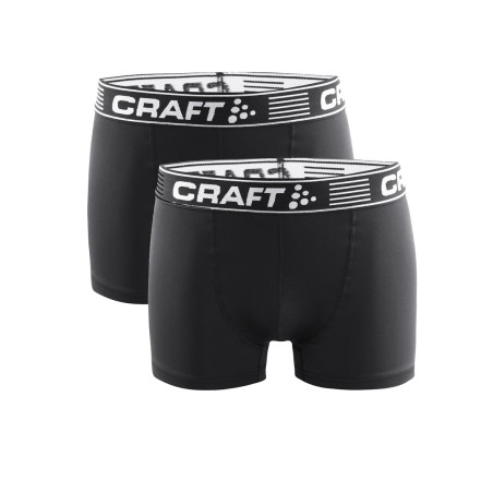Sous Vetements CRAFT Homme Boxer Greatness Pack x2 Noir AH 2018