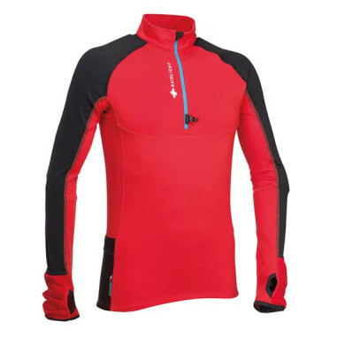 Veste Demi-Zip Running RAIDLIGHT Homme Wintertrail Noir AH 2019