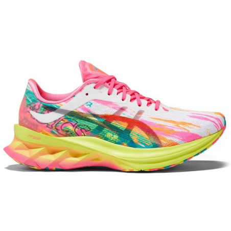 Chaussures Running ASICS Femme NOVABLAST Rose / Jaune