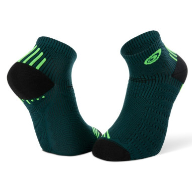 Chaussettes Running BV SPORT Courtes RUN ELITE Vert / Noir 2021