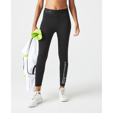 Legging Femme LACOSTE SPORT imprimés Noir /...