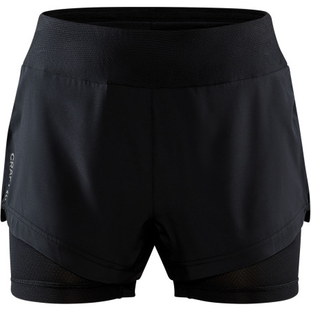 Short Running CRAFT Femme ADV ESSENCE 2-IN-1 SHORTS Noir AH 2021