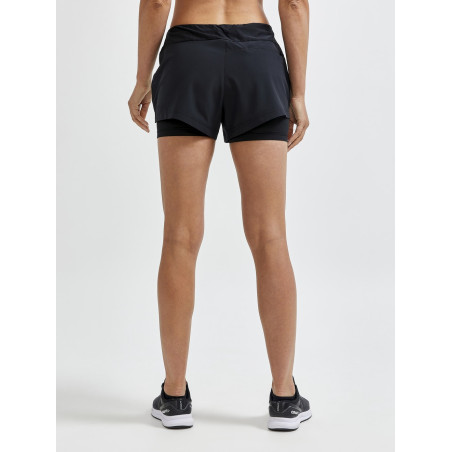 Short Running CRAFT Femme ADV ESSENCE 2-IN-1 SHORTS Noir AH 2021