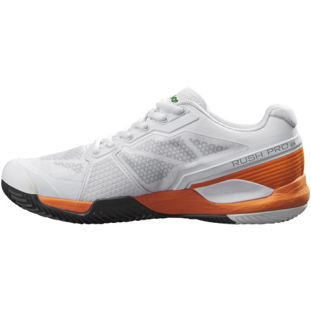 Chaussures WILSON Femme RUSH PRO 3.5 Toutes Surfaces PARIS Blanc / Ocre 2021