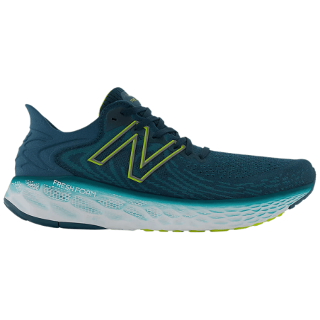 Chaussures Running NEW BALANCE Homme M1080Y11 Vert d'Eau / Jaune AH  2021