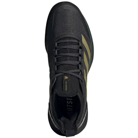 Chaussures ADIDAS Femme ADIZERO UBERSONIC 4 Toutes Surfaces Noire / Or AH 2021