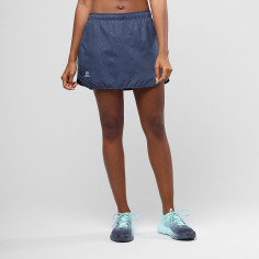 Jupe-Short Running SALOMON Femme AGILE Short Bleu PE 2019 2