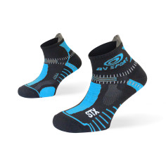 Chaussettes Running Trail BV SPORT STX Evo Noire / Bleu...
