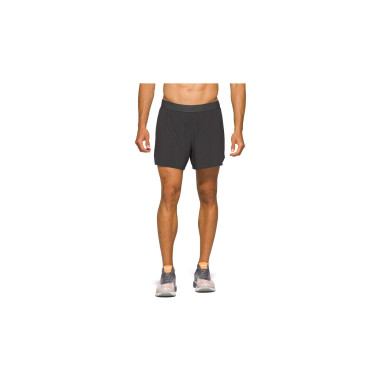 Short Running ASICS Homme Road 2n1 5in Gris PE...