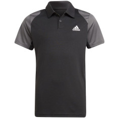 Polo ADIDAS Garçon B CLUB POLO Noir / Gris AH 2021