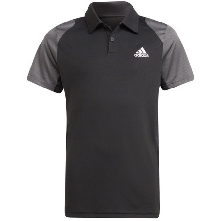 Polo ADIDAS Garçon B CLUB POLO Noir / Gris 2021