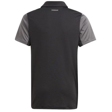 Polo ADIDAS Garçon B CLUB POLO Noir / Gris AH 2021
