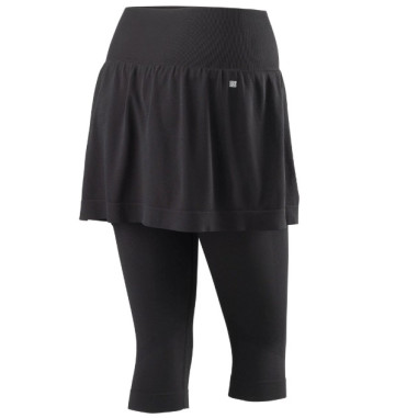 Jupe-Short WILSON Femme SEAMLESS CAPRI Noir PE...