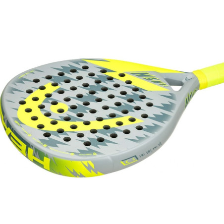 Raquette Padel HEAD FLASH Grise / Jaune (360 g) 2022