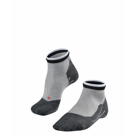 Chaussettes FALKE Homme RU4 Short Grise / Noire PE 2020