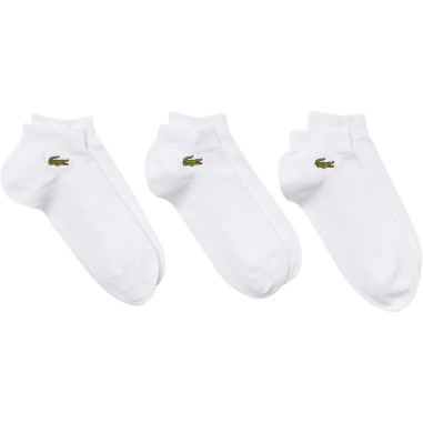 Chaussettes Tri Pack LACOSTE Blanc PE 2022
