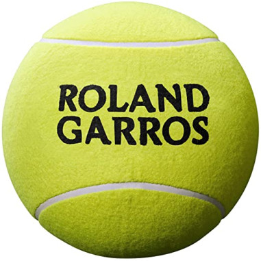Balle WILSON JUMBO Ball Géante ROLAND GARROS 9 Jaune
