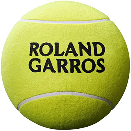 Balle WILSON JUMBO Ball Géante ROLAND GARROS 9 Jaune