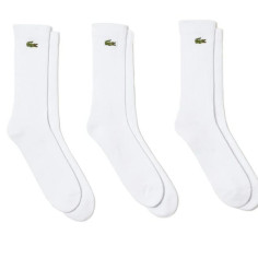 Chaussettes longues TRI PACK LACOSTE Blanche