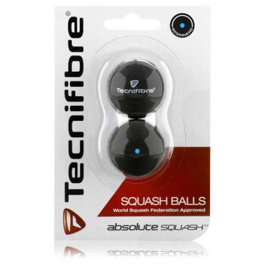 Balles Squash TECNIFIBRE 1 Points bleu