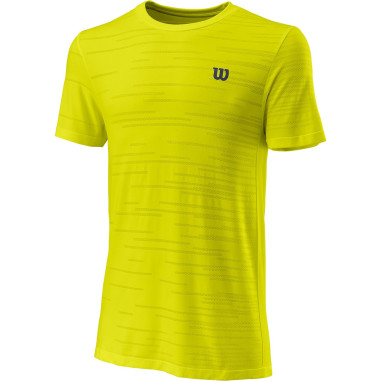 T-Shirt WILSON Homme KAOS RAPIDE SMLS CREW Jaune PE 2022