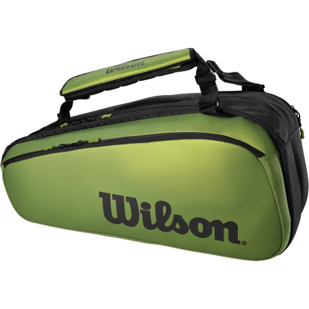 Sac de Tennis WILSON SUPER TOUR 9PK BLADE Vert / Noir AH 2021