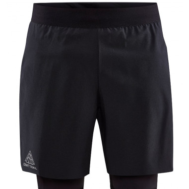 Short Running CRAFT Homme PRO TRAIL 2IN1 Noir PE 2023