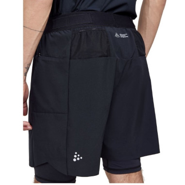 Short Running CRAFT Homme PRO TRAIL 2IN1 Noir...