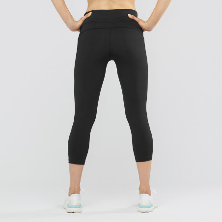 Collant Running SALOMON Femme COMET Mid Tight W Noir AH 2020