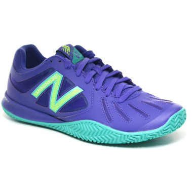Chaussures NEW BALANCE Femme Minimus Terre Battue Bleu / Vert PE 2016