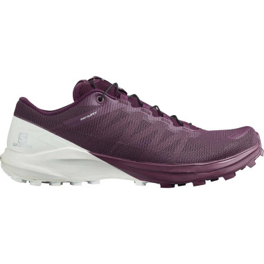 Chaussures Running SALOMON Femme SENSE 4 W PRO Pourpre / Blanc AH 2021
