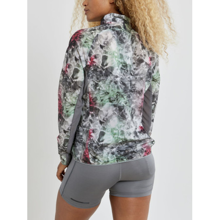 Veste à capuche Running CRAFT Femme Zippée Packable Jacket Multicolor PE 2020