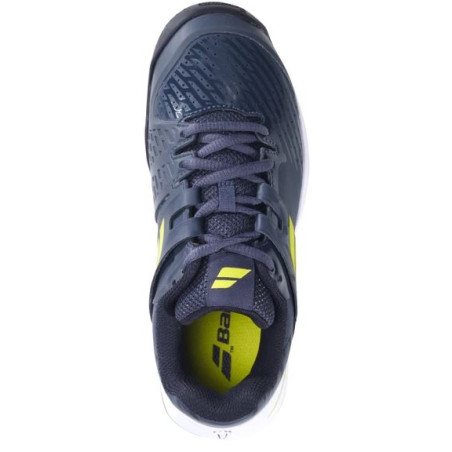 Chaussures BABOLAT Garçon PROPULSE Junior Toutes Surfaces Grise / Jaune 2023