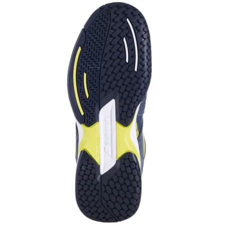Chaussures BABOLAT Garçon PROPULSE Junior Toutes Surfaces Grise / Jaune 2023