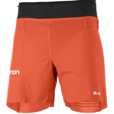 Short Running SALOMON Homme S/LAB SENSE SHORT 6 Rouge / Noir 2021