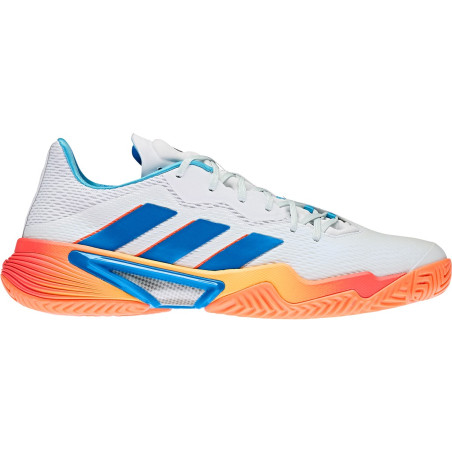 Chaussures ADIDAS Homme BARRICADE Toutes Surfaces Blanc / Bleu / Orange PE 2022