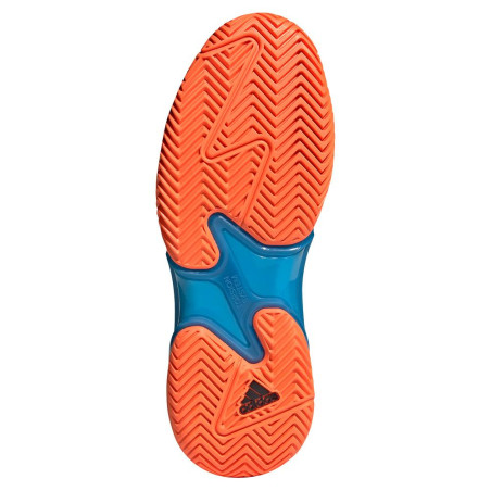 Chaussures ADIDAS Homme BARRICADE Toutes Surfaces Blanc / Orange PE 2022