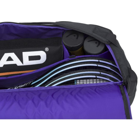 Sac de Tennis HEAD GRAVITY R-PET SPORT BAG Noir / Violet 2022