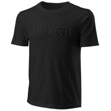 T-Shirt WILSON Homme SCRIPT ECO CTN SLIM-FIT Noir 2022